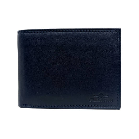 Portefeuille pour hommes charro en cuir réel 9.3x12.2cm 1123 # #