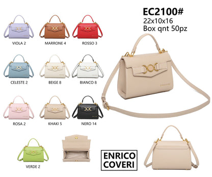 Enrico Coveri - Borsa a Mano Elegante EC2100# 22x10x16 cm