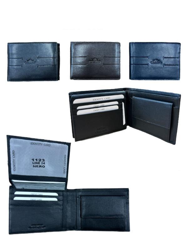 Charro Men's Leather Wallet 9.3x12.2cm 1123#