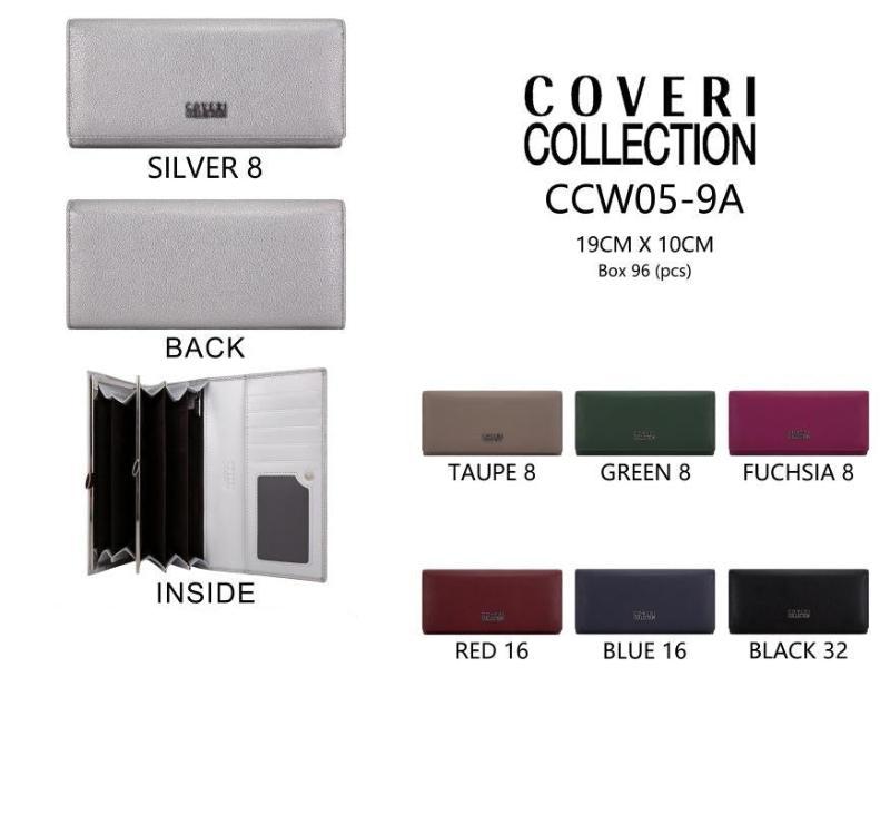 Coveri Collection Women's Wallet 19x10cm CCW05-9A#