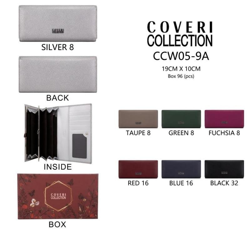 Coveri Collection Women's wallet CCW05-9a# 19 x 10 cm