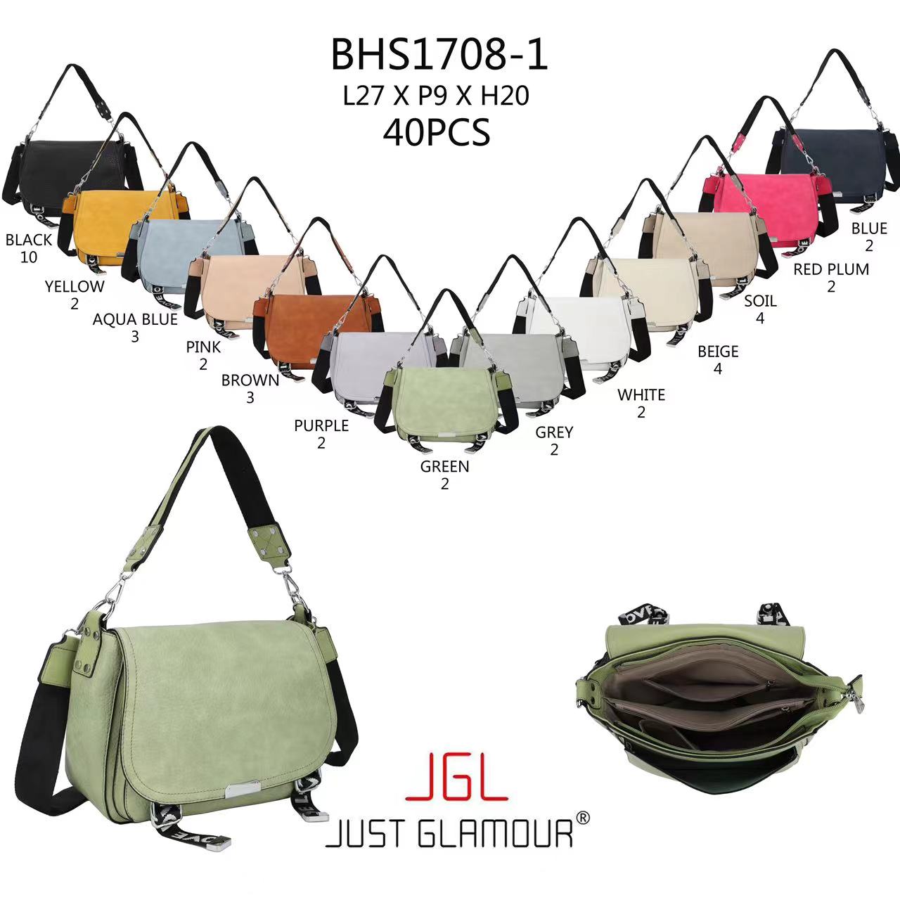 JUST GLAMOUR Borse a tracolla  BHS1708-1 - Allingro