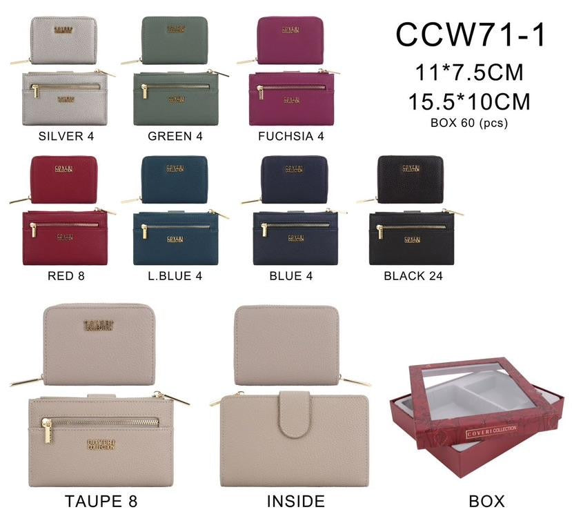 Coveri Collection Women's Wallet 2 Stück CCW71-1# Geschenkset