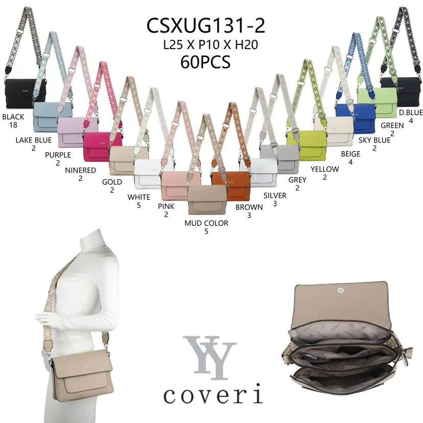 YY Coveri Borsa a Tracolla 25x10x20cm CSXUG131-2# - Allingro