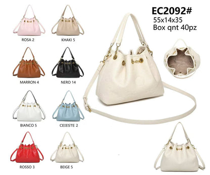 Enrico Coveri - Borsa Secchiello EC2092# 55x14x35 cm